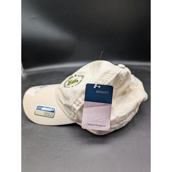 Ahead 122nd US Open The Country Club Brookline Mass Cotton Golf Hat Tan NWT - Picture 2 of 8